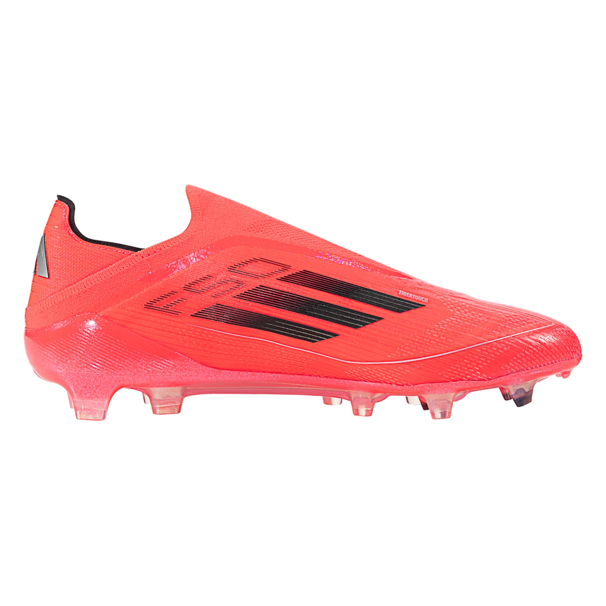 adidas F50 Elite Laceless FG Soccer Cleats (Turbo/Black/Platinum Metallic)