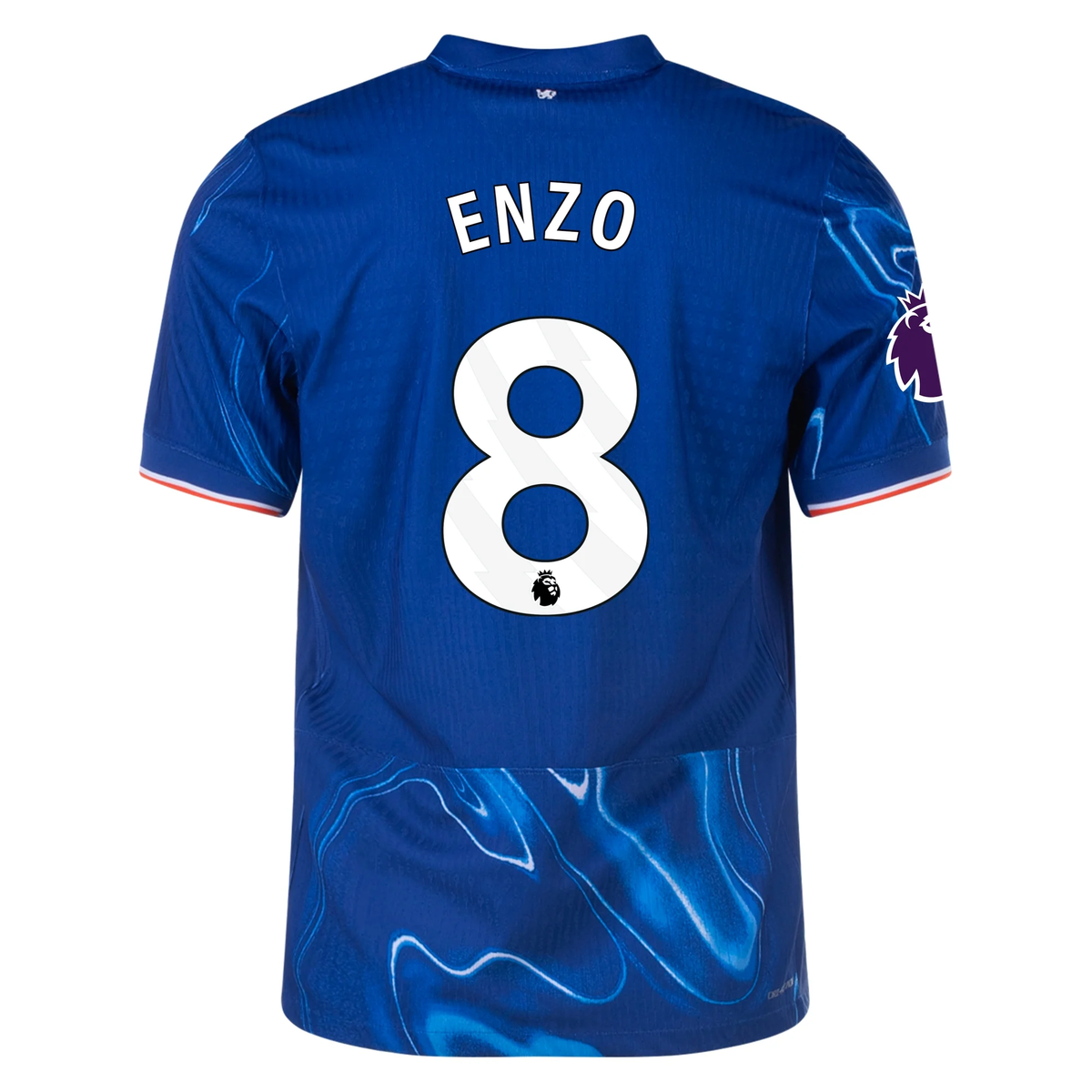 Nike Chelsea Authentic Enzo Fernandez Home Jersey w/ EPL Patch 24/25 (Rush Blue/Team Orange)