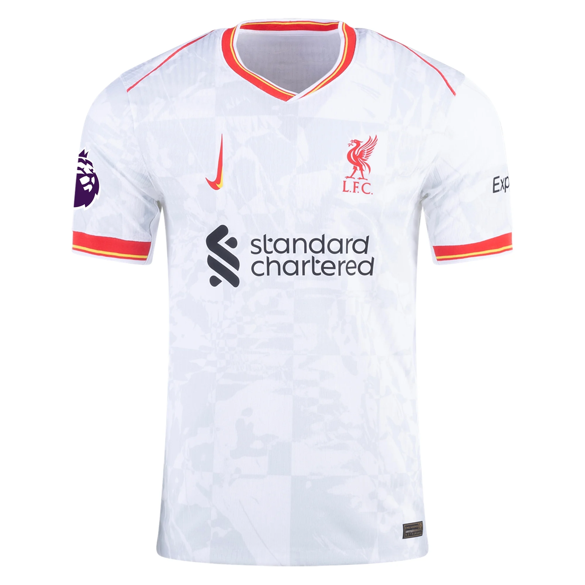 Nike Liverpool Authentic Andy Robertson Third Jersey w/ EPL Patch 24/25 (White/Pure Platinum)