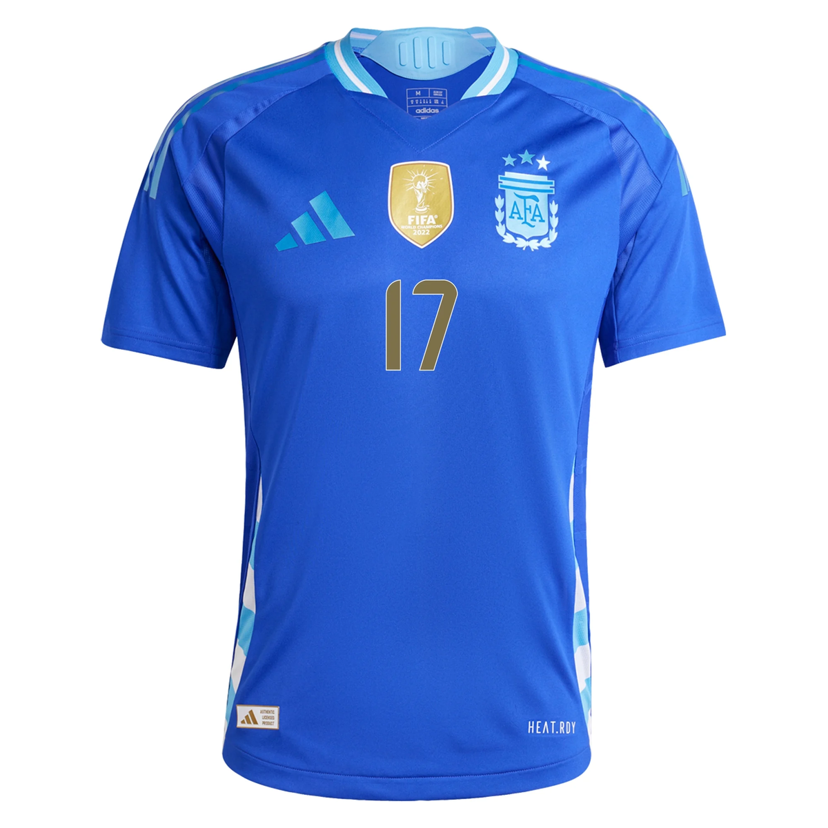 adidas Argentina Authentic Alejandro Garnacho Away Jersey 24/25 (Lucid Blue/Blue Burst)