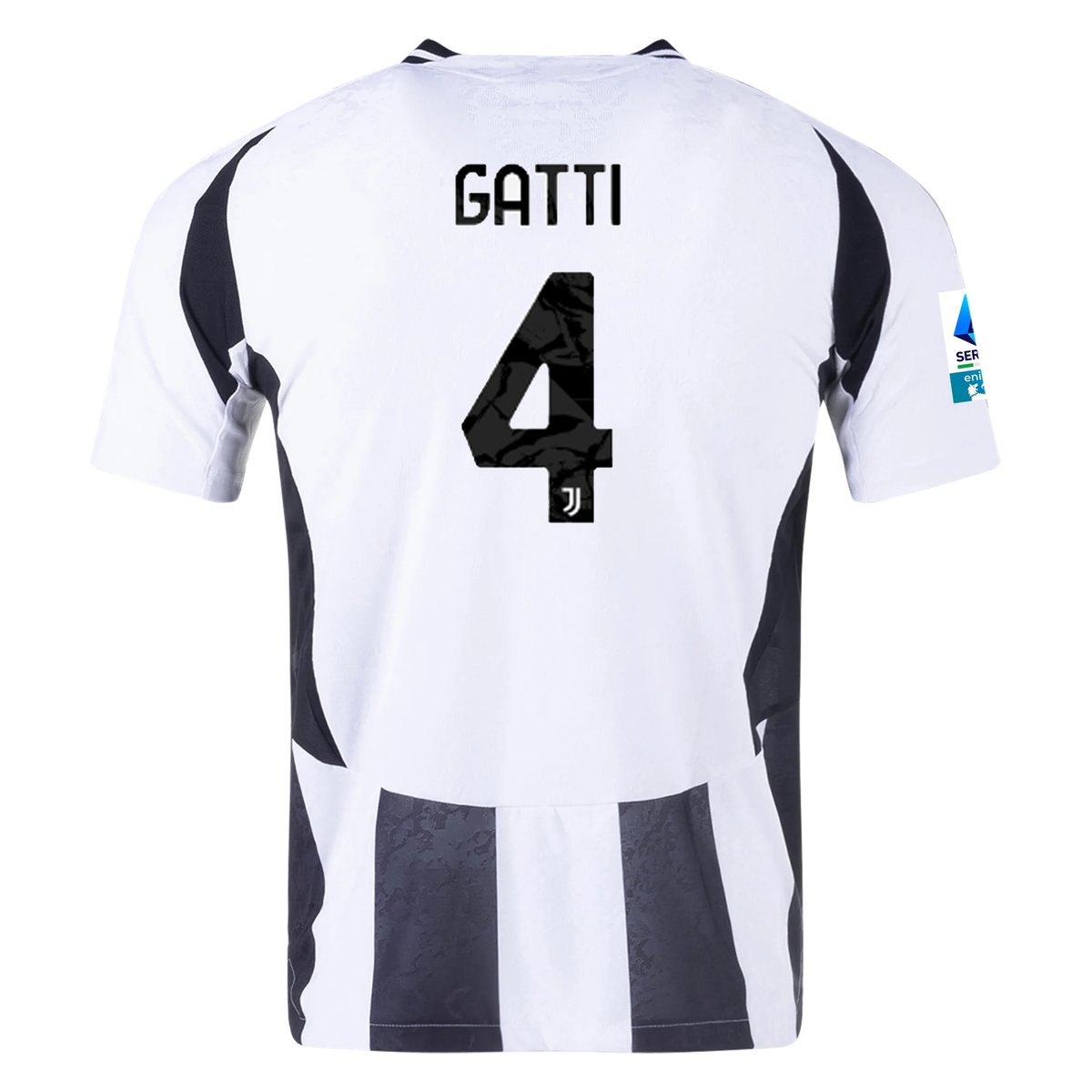 adidas Juventus Authentic Federico Gatti Home Jersey w/ Serie A Patch 24/25 (White/Black)