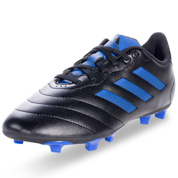 adidas Jr. Goletto VIII Firm Ground Soccer Cleats (Black/Team Royal Blue)