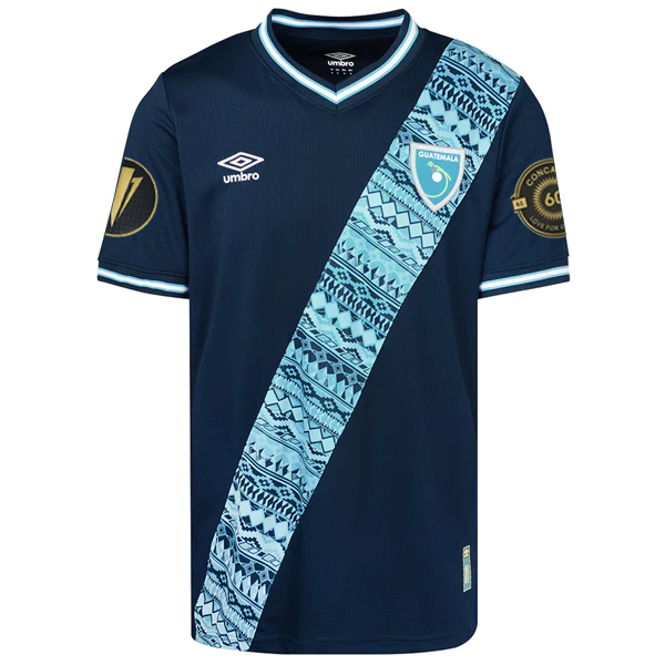 Umbro Guatemala Away Jersey w/ Gold Cup Patches 23/24 (Navy)