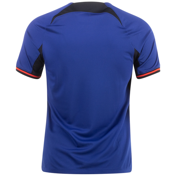 Nike Netherlands Away Jersey 22/23 (Deep Royal/Habanero Red)