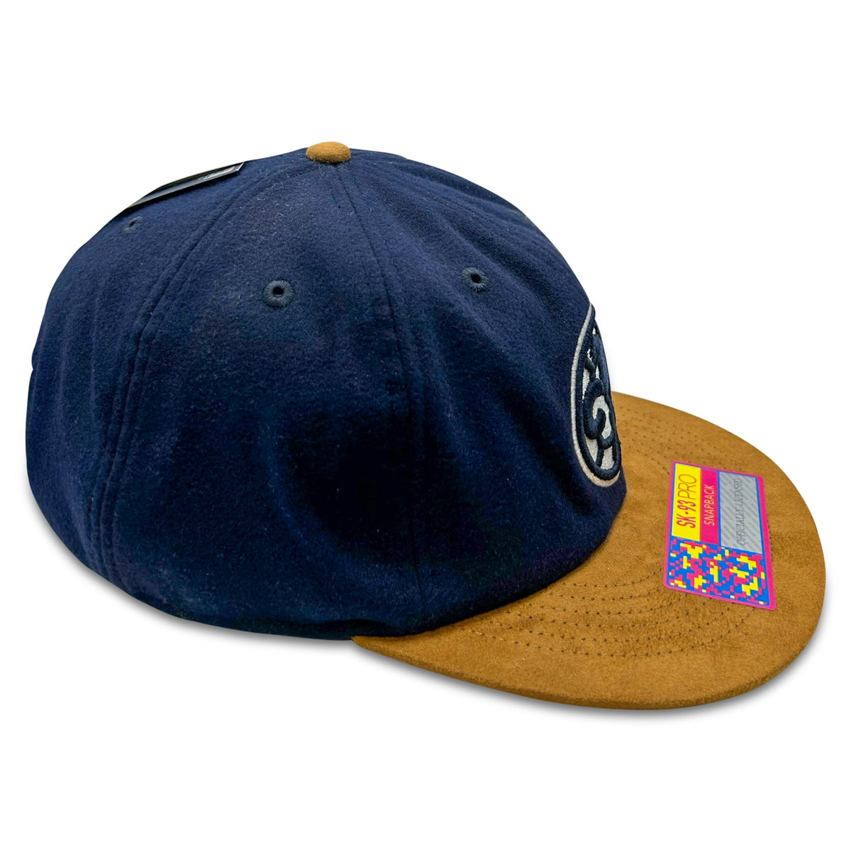 Fan Ink Club America Lafayette Snapback Hat (Navy/Brown)