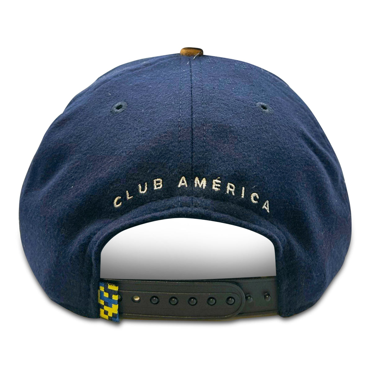 Fan Ink Club America Lafayette Snapback Hat (Navy/Brown)