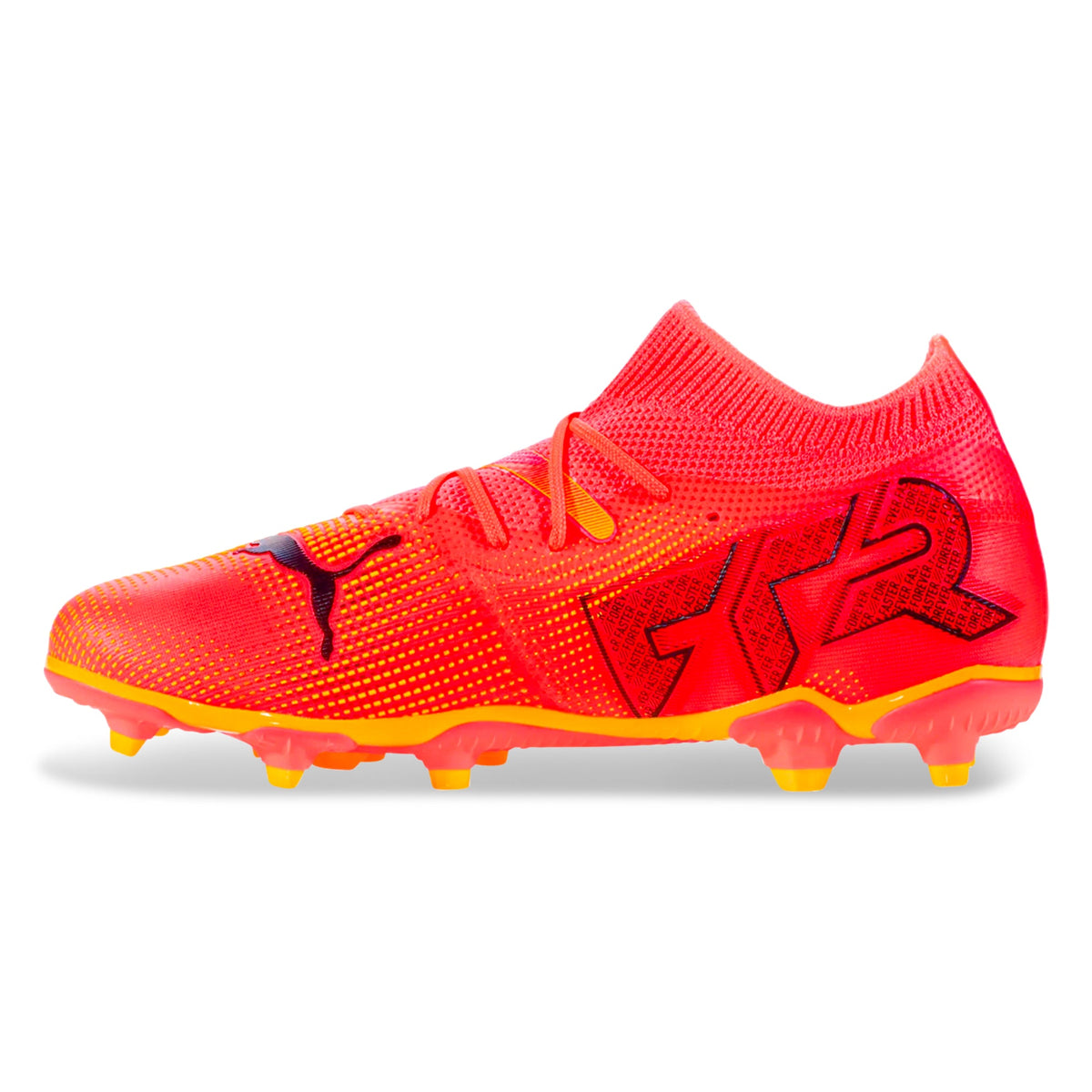 Puma Jr. Future 7 Match FG/AG Soccer Cleats (Sunset Glow/Puma Black)