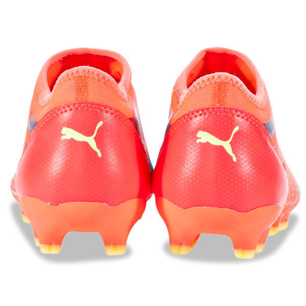 Puma Jr. Ultra Match Laceless FG/AG (Coral/Fizzy Light/Black)