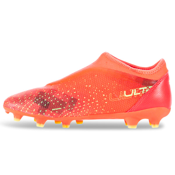 Puma Jr. Ultra Match Laceless FG/AG (Coral/Fizzy Light/Black)