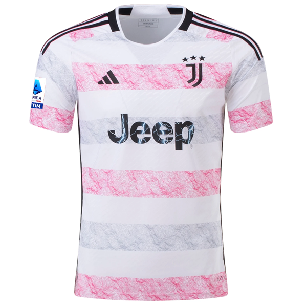 adidas Juventus Authentic Leonardo Bonucci Away Jersey w/ Serie A Patch 23/24 (White)