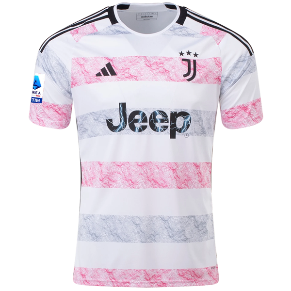 adidas Juventus Leonardo Bonucci Away Jersey w/ Serie A 23/24 (White)