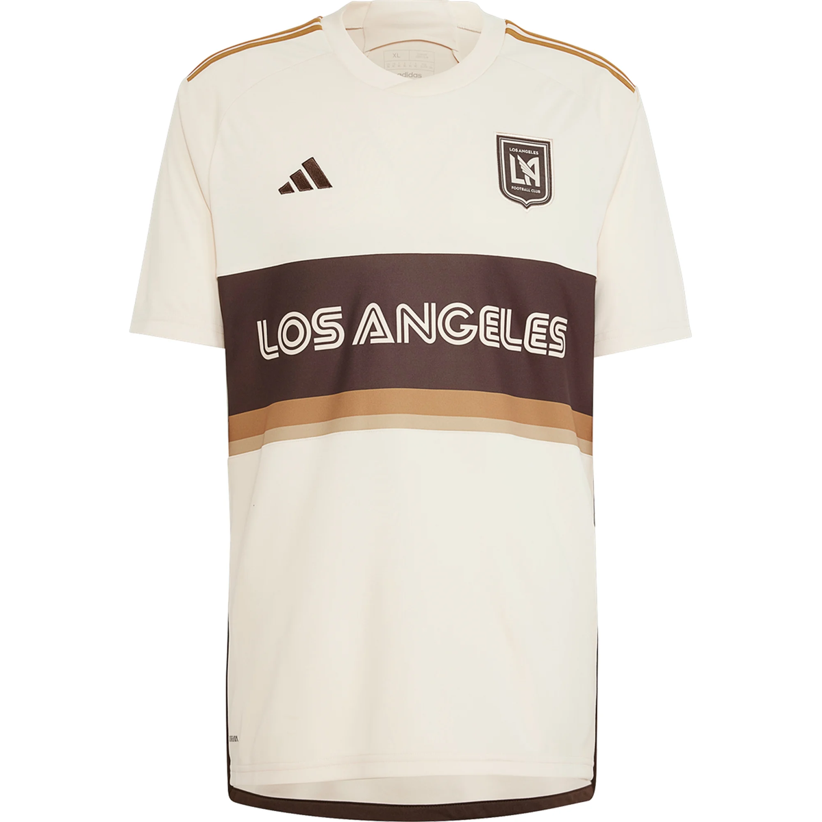 adidas LAFC Carlos Vela Third Jersey 24/25 (Linen/Dark Brown)