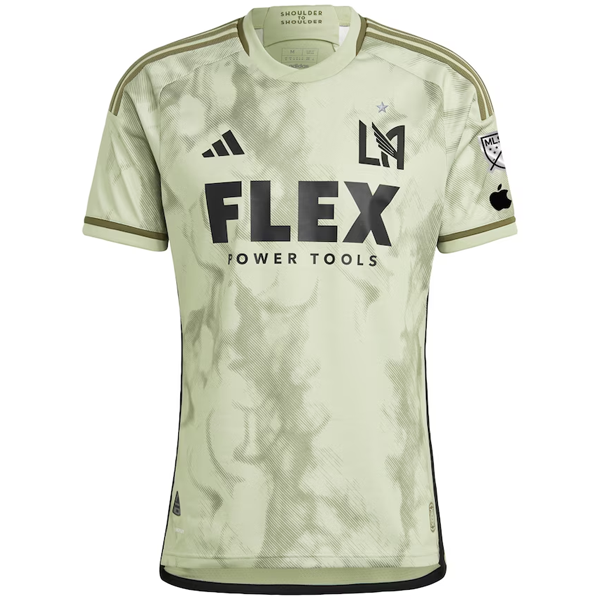 adidas LAFC Authentic Carlos Vela Away Jersey w/ MLS + Apple TV Patch 23/24 (Green)