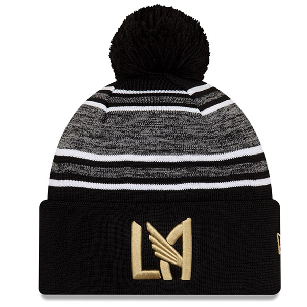 New Era LAFC Pom Beanie (Black/Grey)