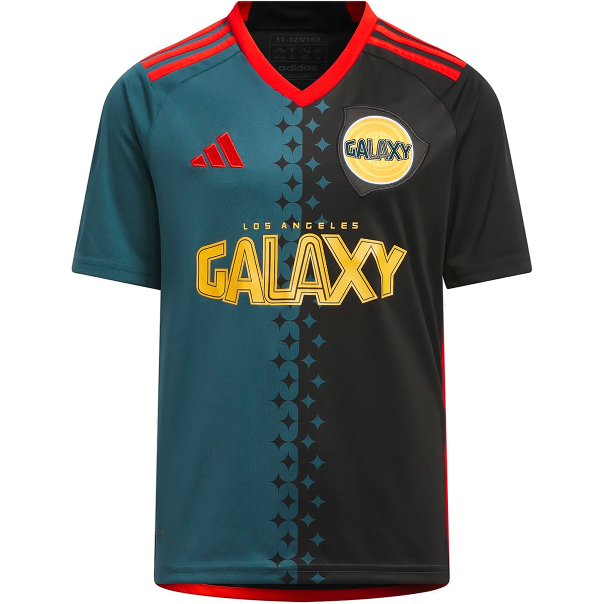 adidas Youth LA Galaxy Third Jersey 24/25 (Black/Virdia)