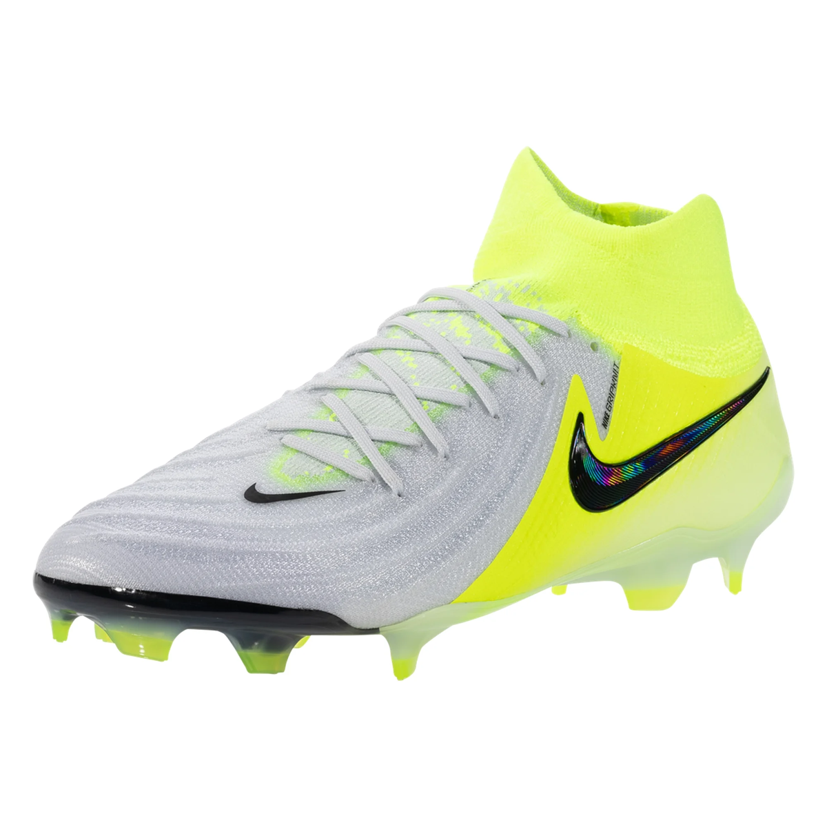 Nike Phantom Luna II Elite FG Soccer Cleats (Metallic Slver/Black-Volt)