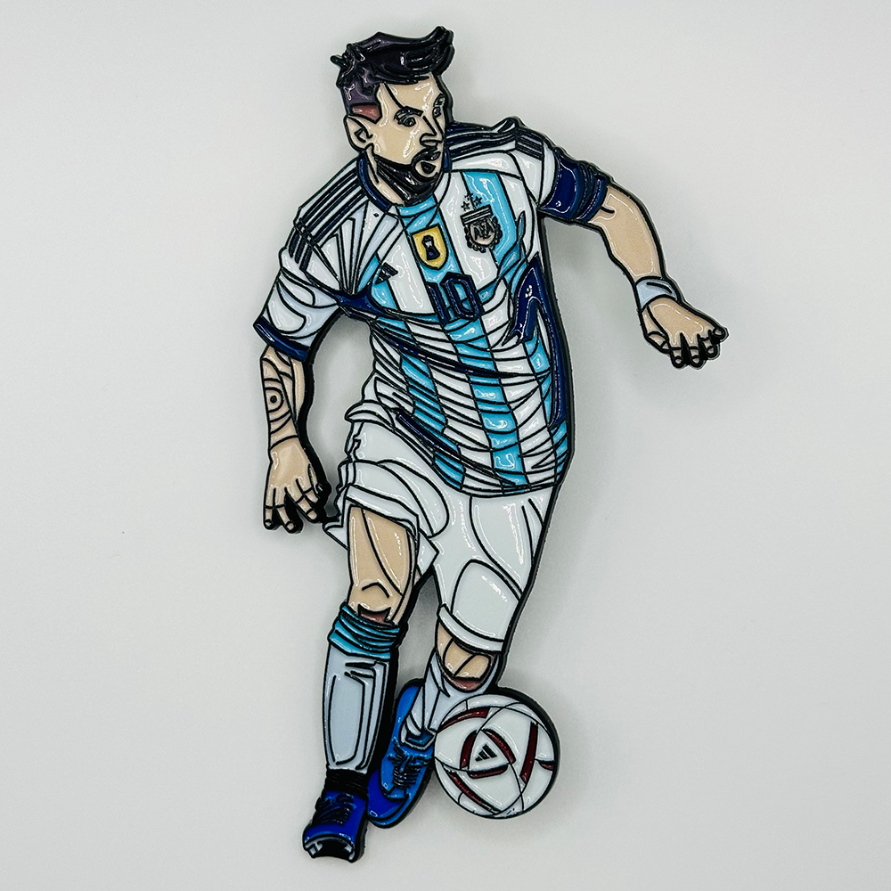 Messi Argentina 4.5 Inch Enamel Pin
