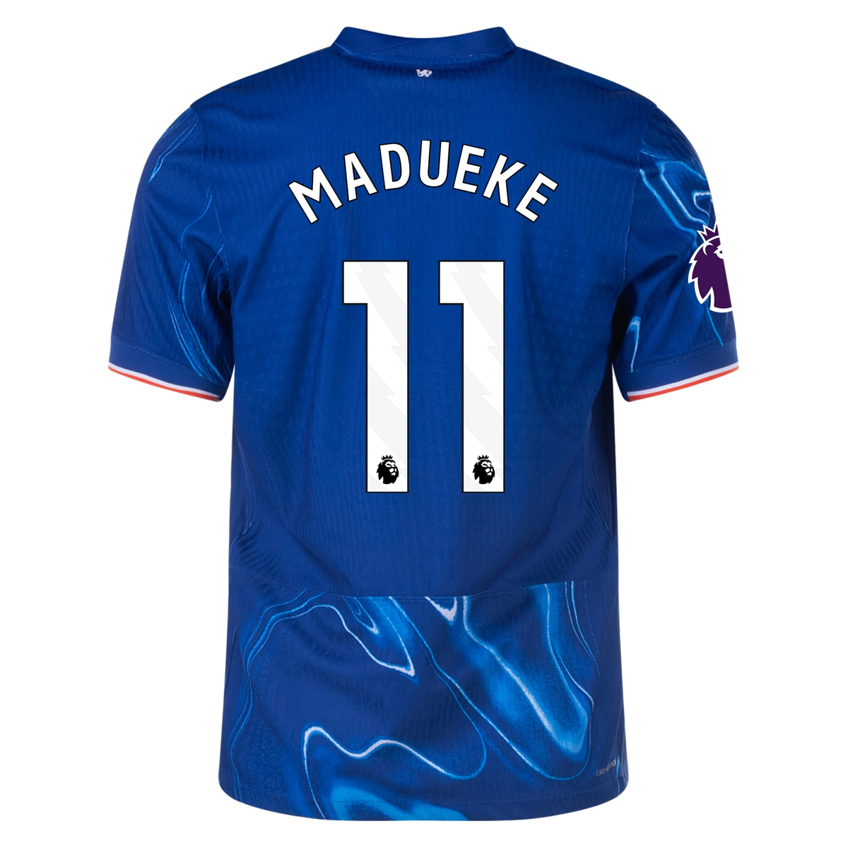 Nike Chelsea Authentic Noni Madueke Home Jersey w/ EPL Patch 24/25 (Rush Blue/Team Orange)