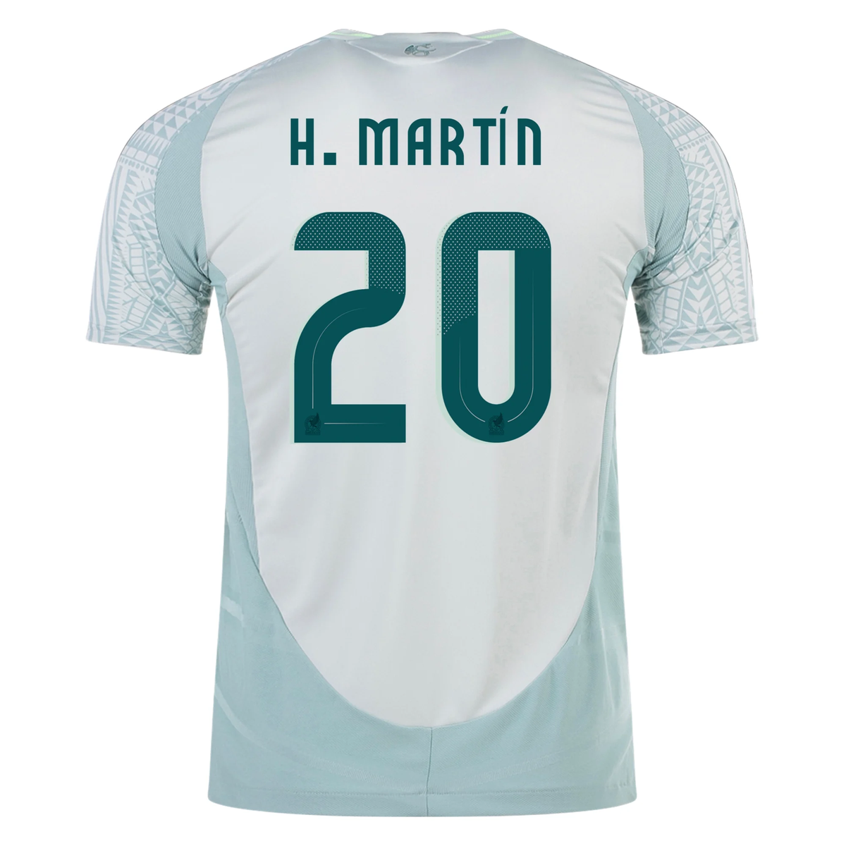 adidas Mens Mexico Authentic Henry Martín Away Jersey 24/25 (Linen Green)