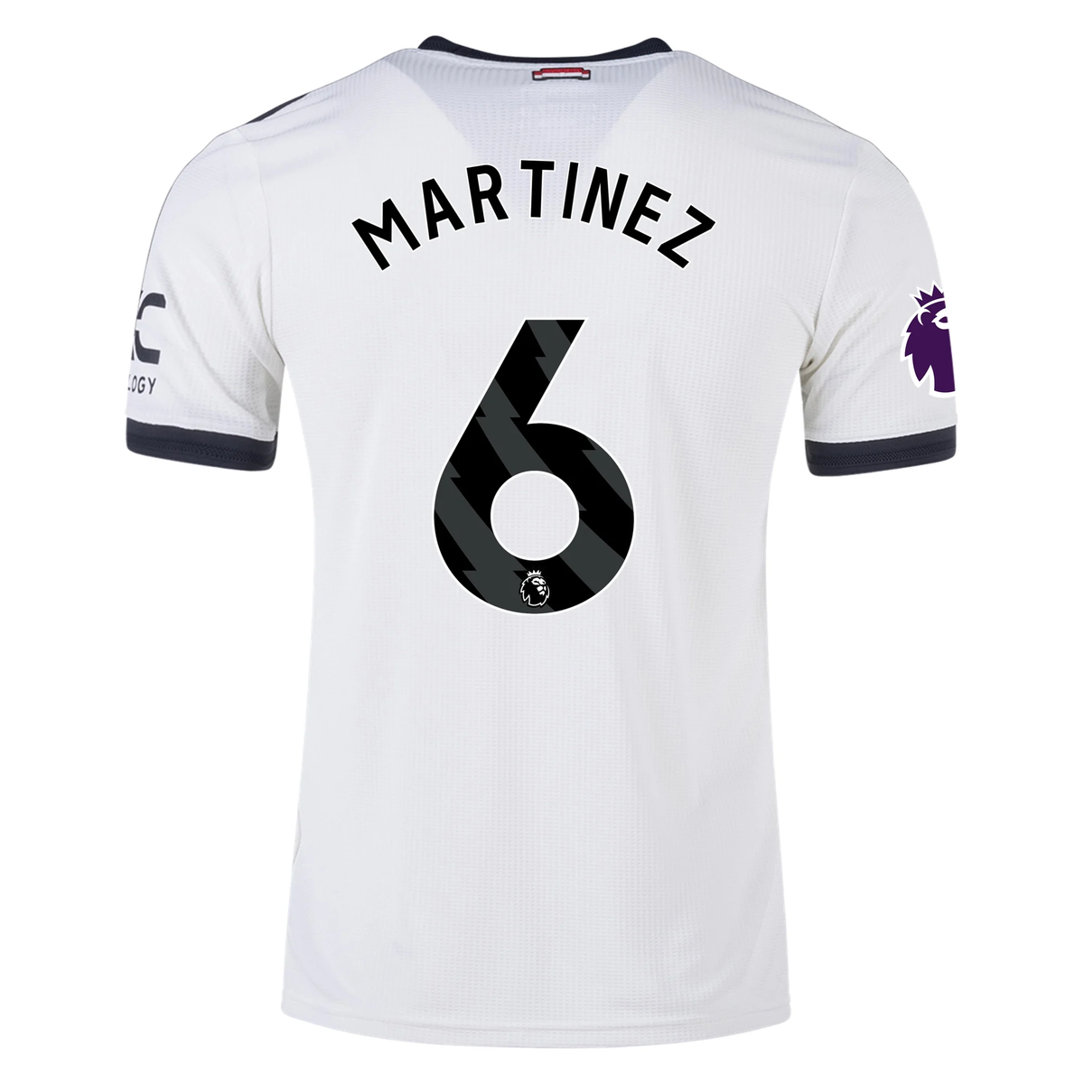 adidas Manchester United Lisandro Martinez Authentic Third Jersey w/ EPL Patch 24/25 (Off White)