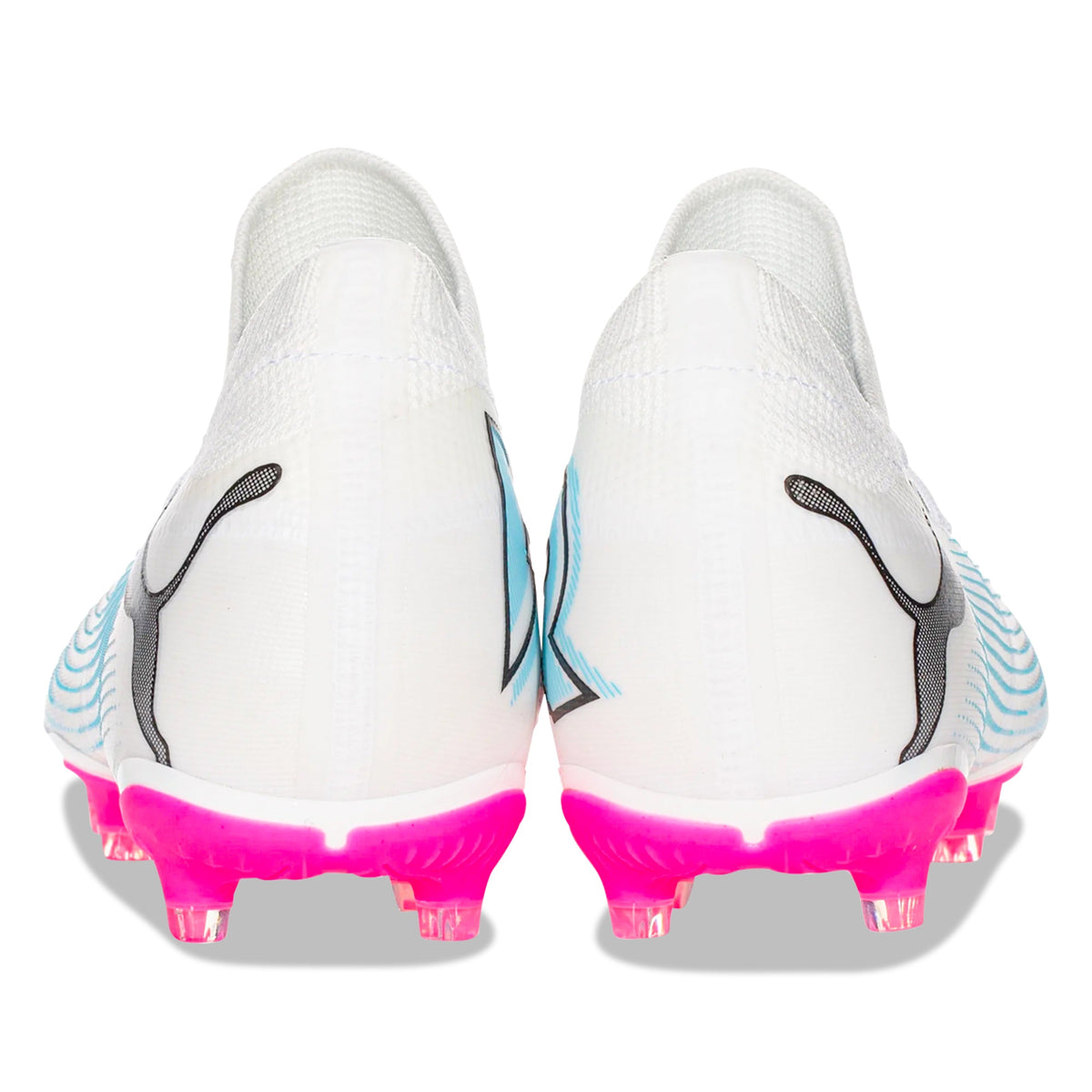 Puma Future 7 Match FG/AG Soccer Cleats (Puma White/Poison Pink)