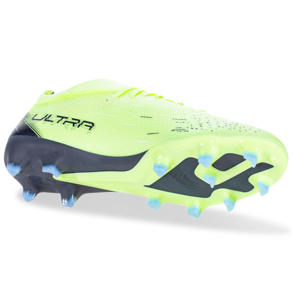 Puma Ultra Match FG/AG Soccer Cleats (Fizzy Light/Parisian Blue)