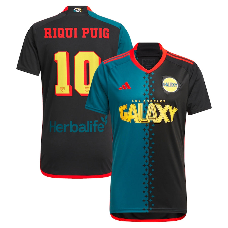 adidas LA Galaxy Riqui Puig Third Jersey 24/25 (Black/Virdia)