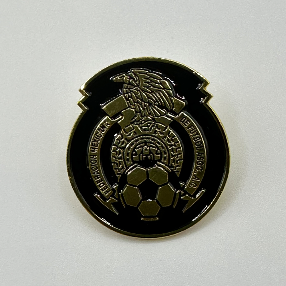 Mexico Black Gold Enamel Pin