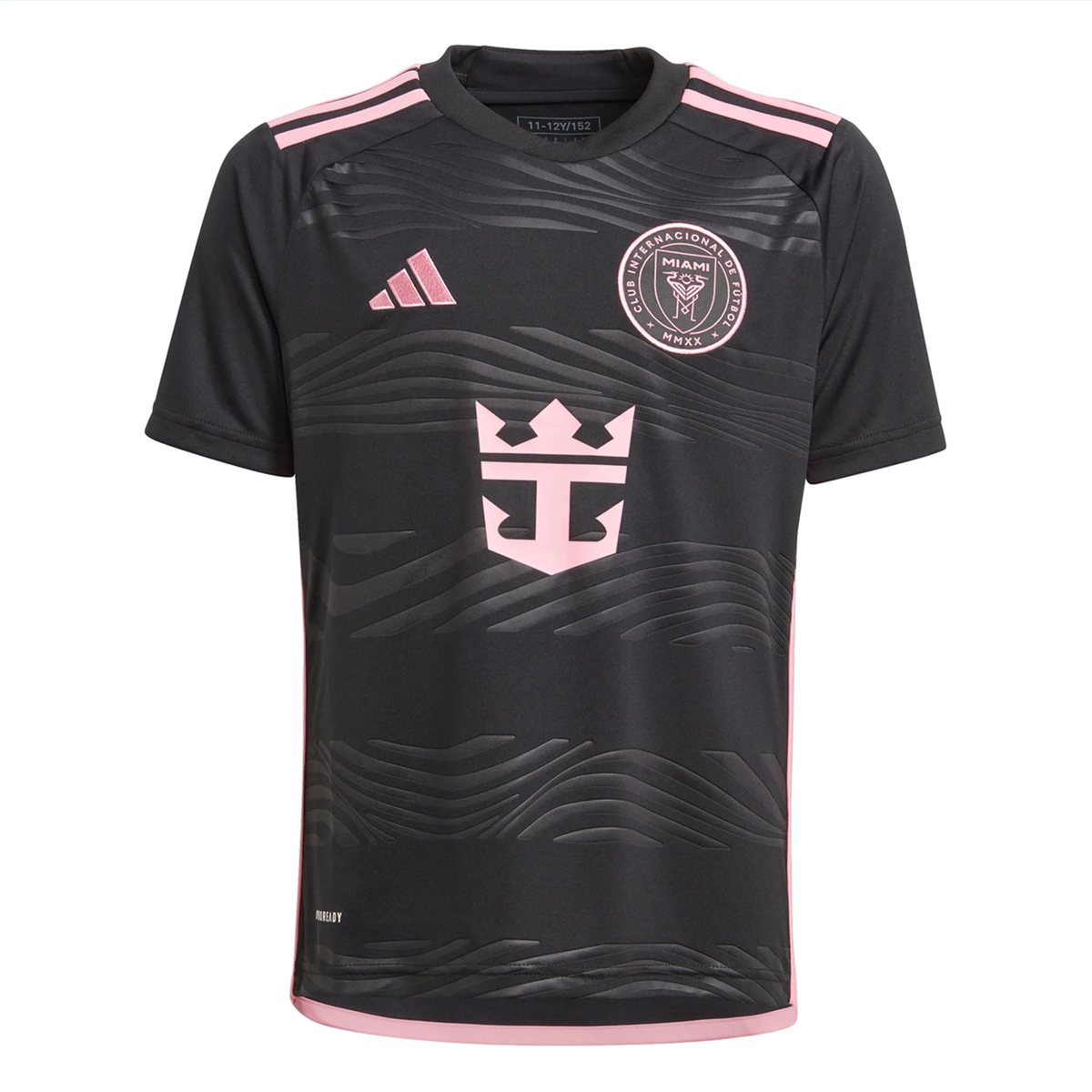 adidas Youth Inter Miami Royal Caribbean Away Jersey 23/24 (Black/Bliss Pink)