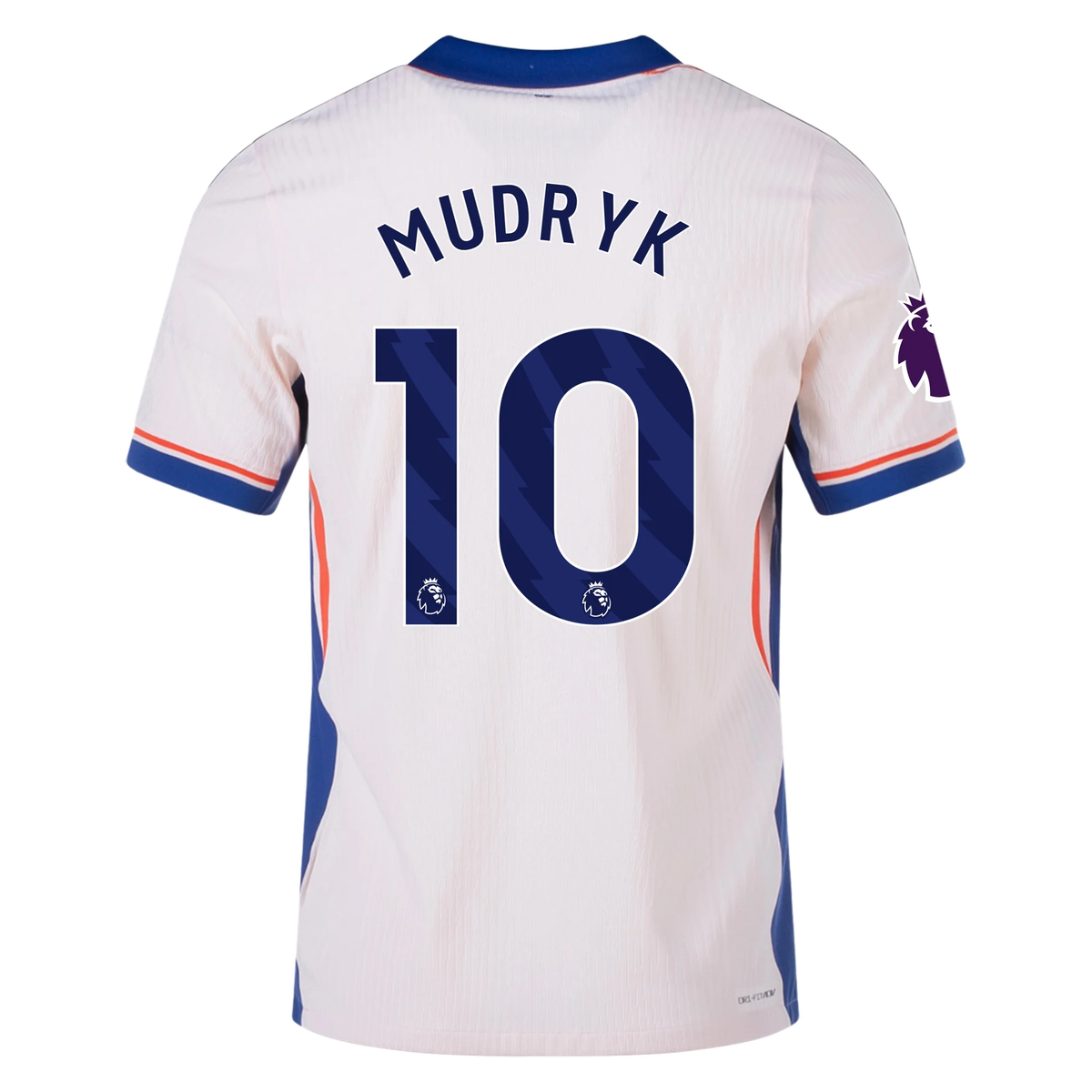 Nike Chelsea Authentic Mykhailo Mudryk Away Jersey w/ EPL Patch 24/25 (Guava Ice/Rush Blue)