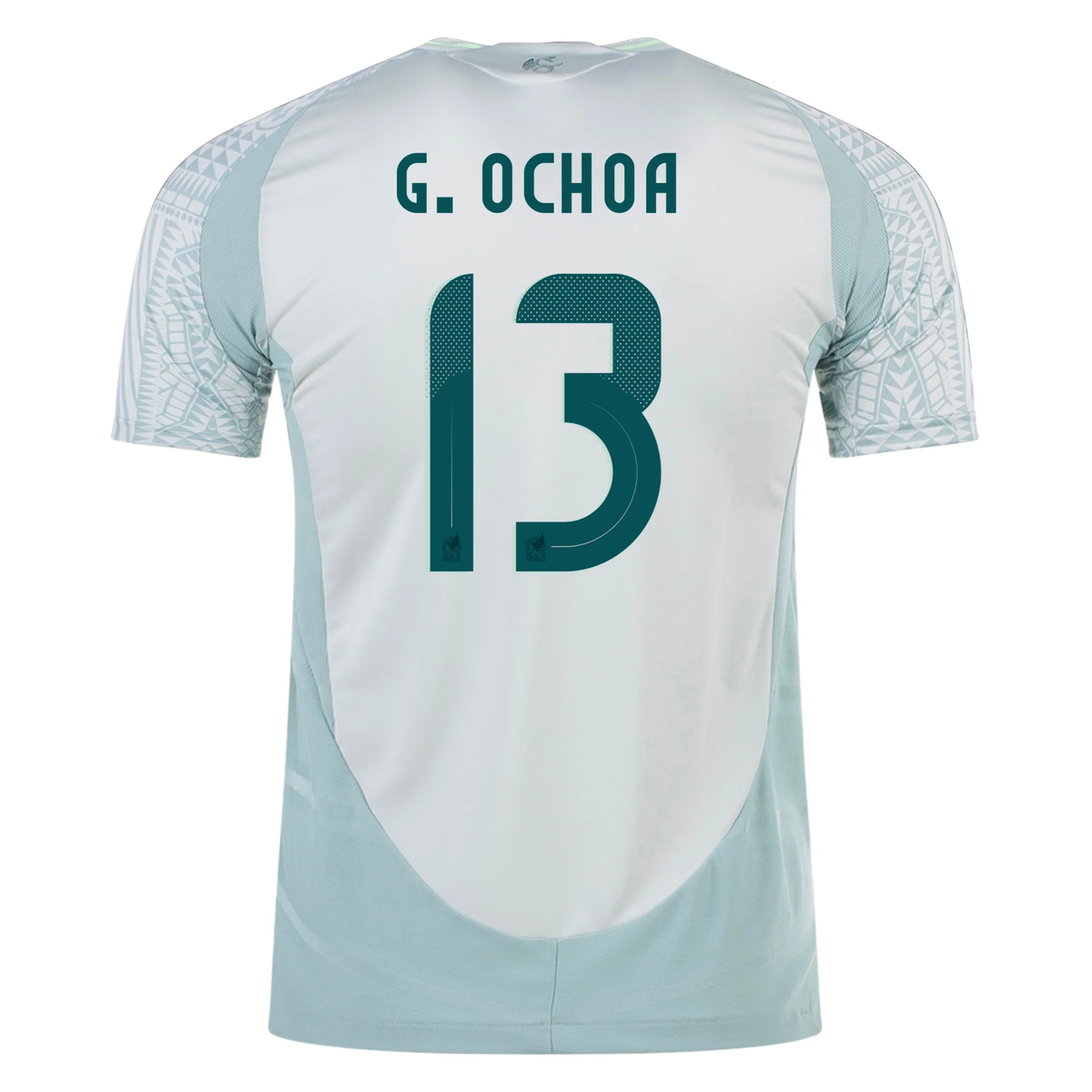 adidas Mens Mexico Authentic Guillermo Ochoa Away Jersey 24/25 (Linen Green)