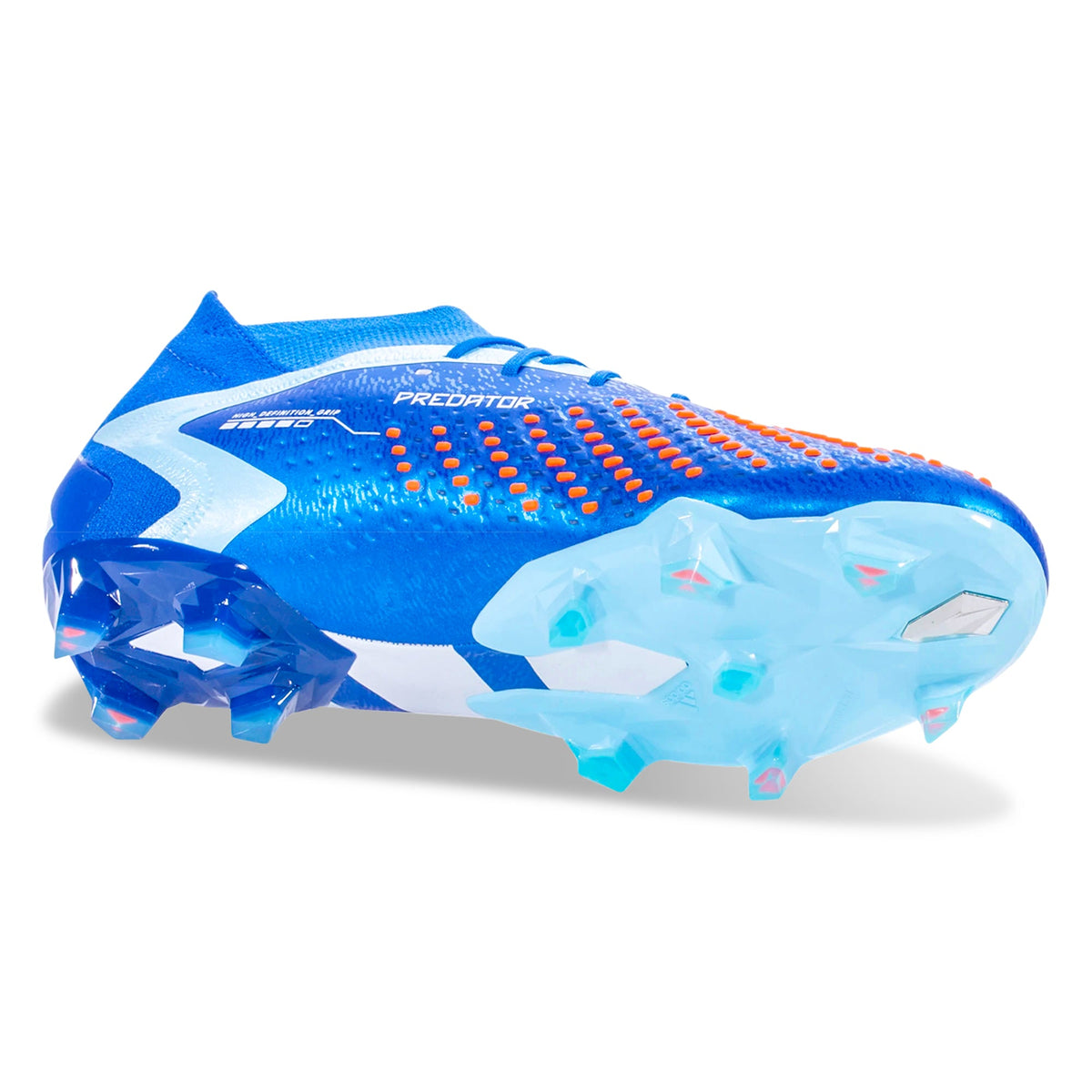 adidas Predator Accuracy.1 Firm Ground Soccer Cleats (Bright Royal/Cloud White/Solar Red)