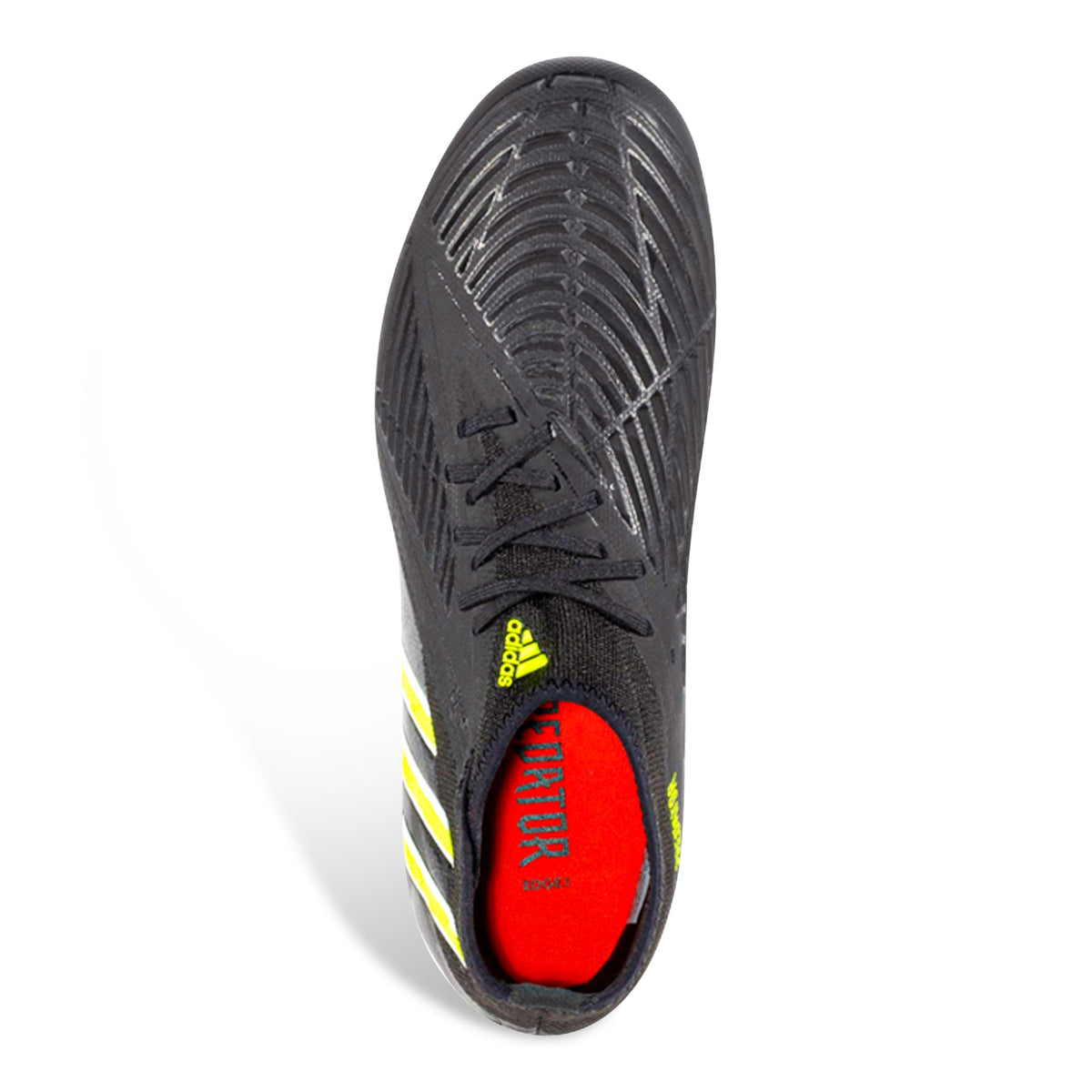 adidas Jr. Predator Edge.1 FG Soccer Cleats (Core Black/Solar Yellow)