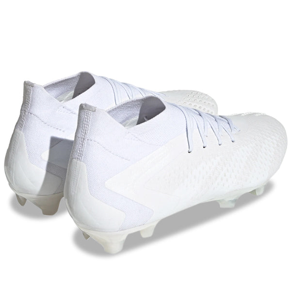 adidas Predator Accuracy.1 Firm Ground Soccer Cleats (Core White)