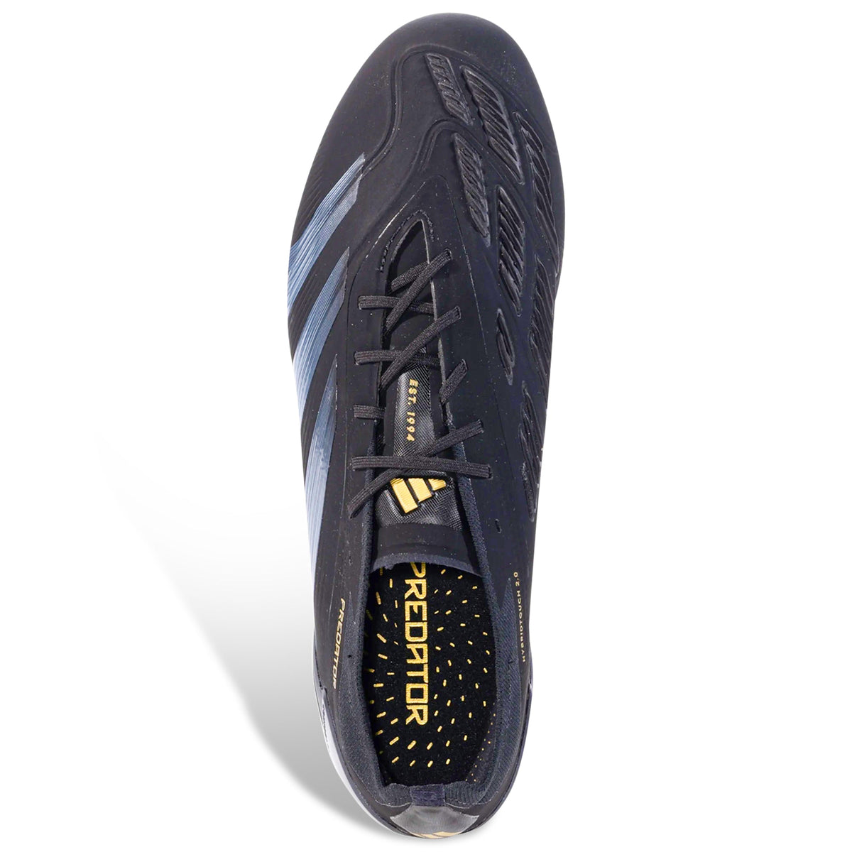 adidas Predator Elite FG Soccer Cleats (Black/Iron Metallic)