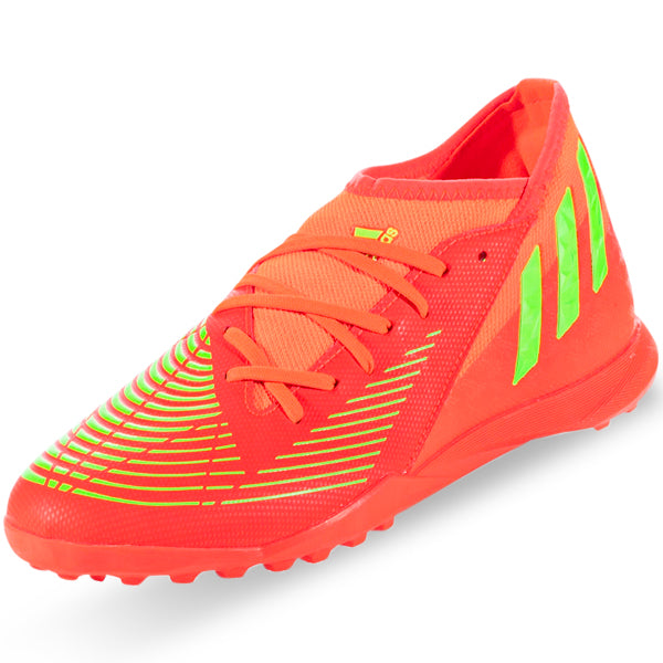 adidas Jr. Predator Edge.3 Turf Soccer Shoes (Solar Red/Solar Green)