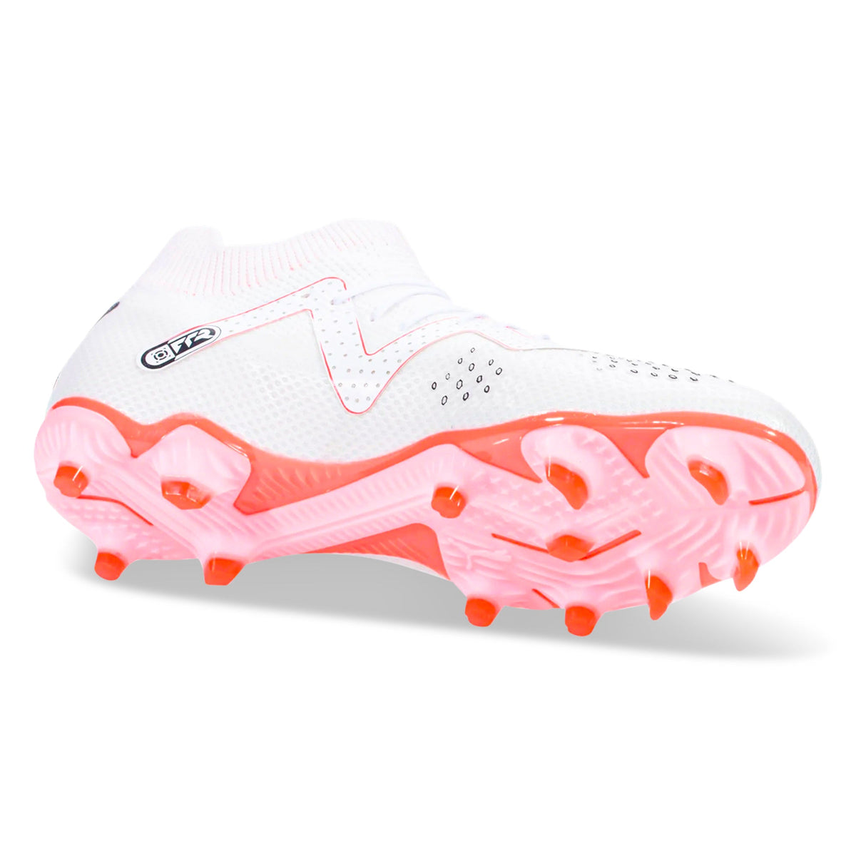 Puma Future Pro FG/AG Soccer Cleats (White/Fire Orchid)