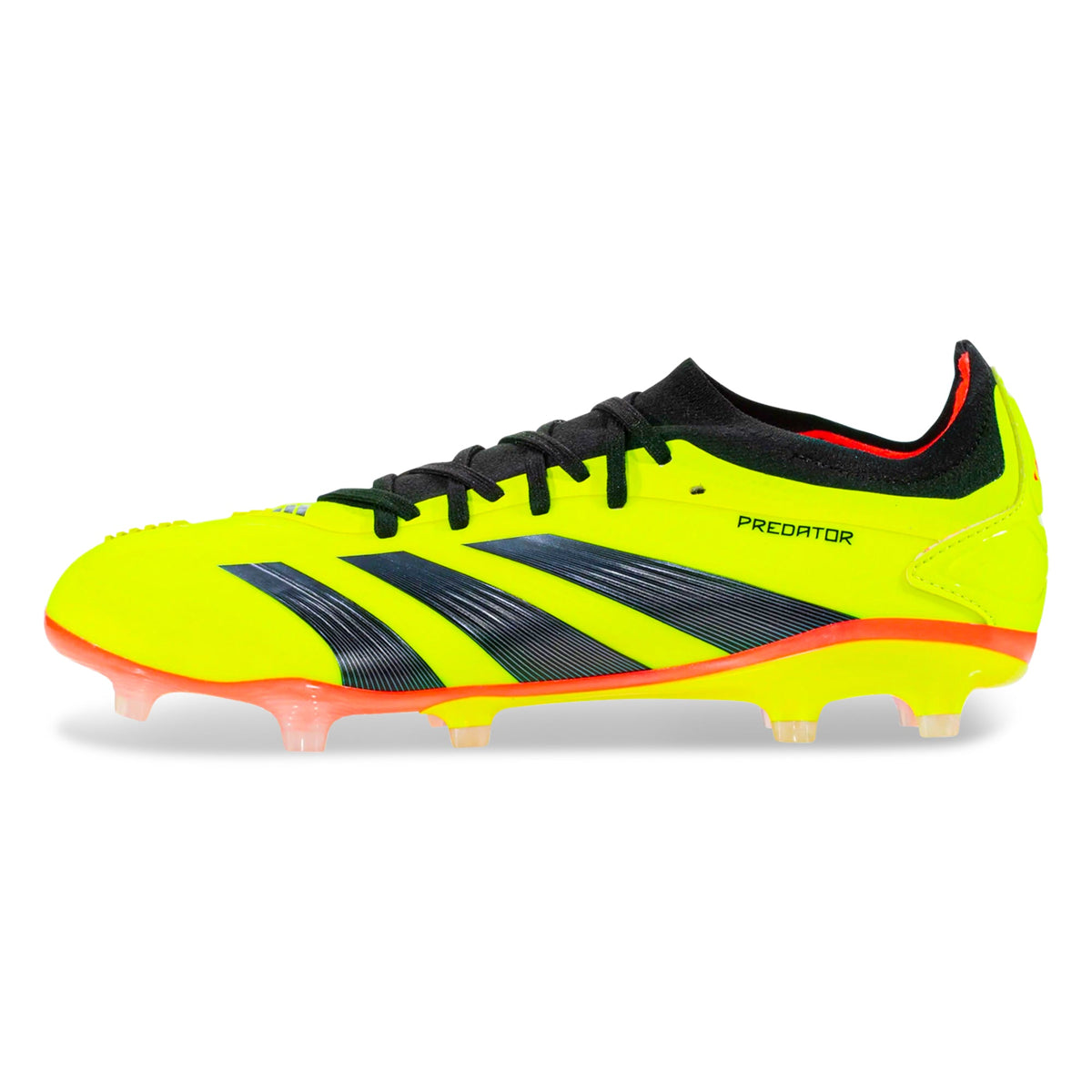 adidas Predator Pro FG Soccer Cleats (Solar Yellow/Black/Solar Red)