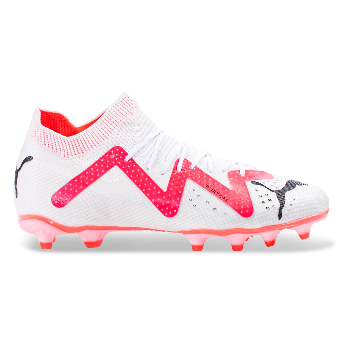 Puma Future Pro FG/AG Soccer Cleats (White/Fire Orchid)