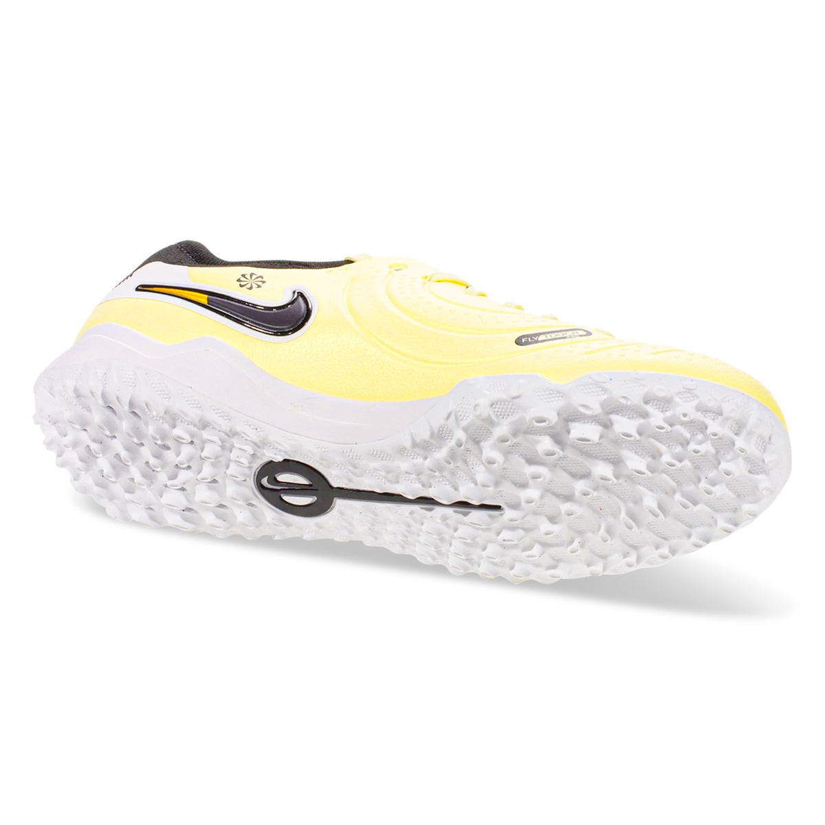 Nike Legend 10 Pro Turf Soccer Shoes (Lemonade/Black-Metallic Gold Coin)