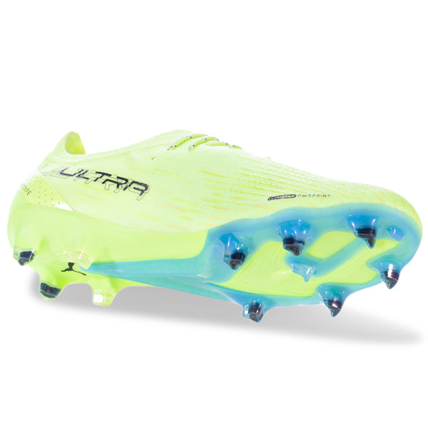 Puma Ultra Ultimate FG/AG Soccer Cleats (Fizzy Light/Parisian Blue)