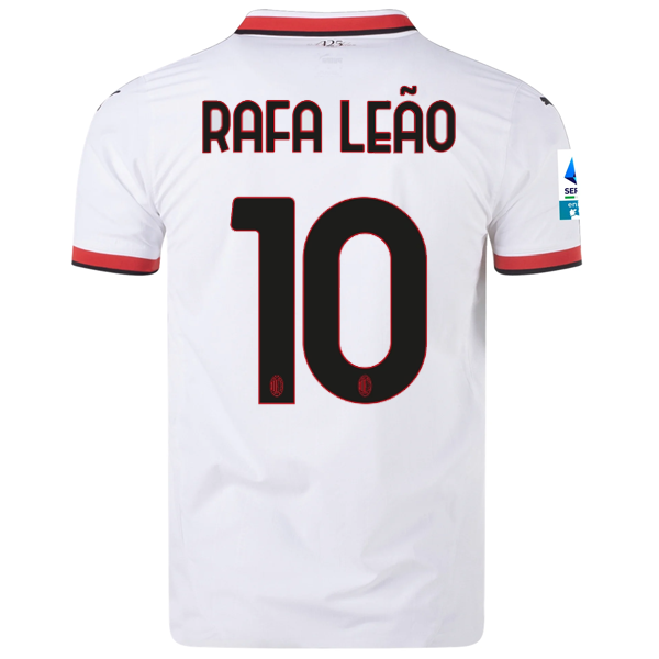 Puma AC Milan Authentic Rafa Leao Away Jersey w/ Series A Patch 24/25 (Puma White)