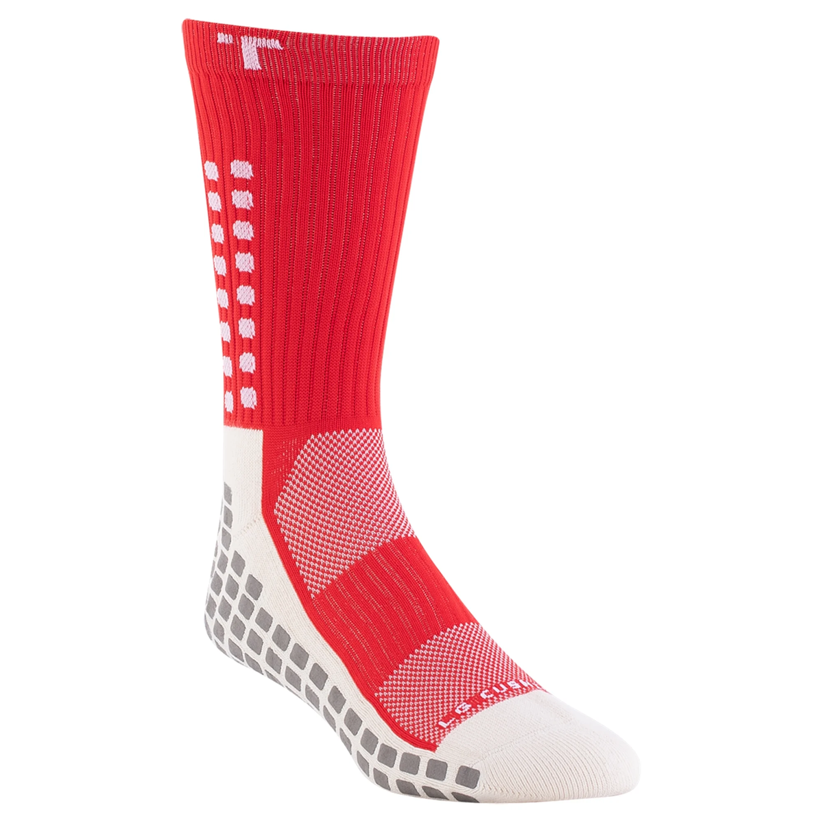 TRUsox 3.0 Mid-Calf Crew Grip Socks (Red)