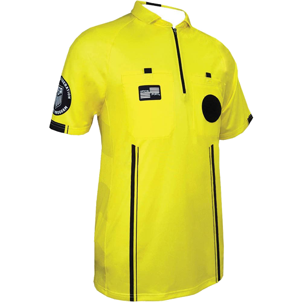 Official Sports Referee Jersey 9070 USSF Pro SS (Yellow) | Soccer Wearhouse