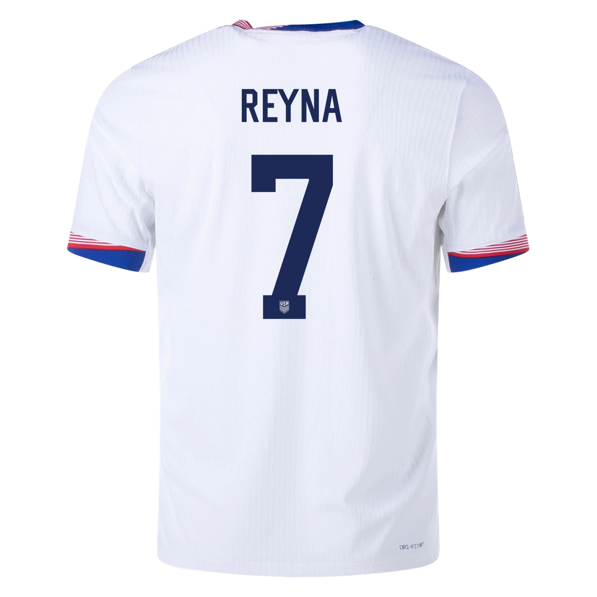 Nike Mens United States Authentic Gio Reyna Match Home Jersey 24/25 (White/Obsidian)