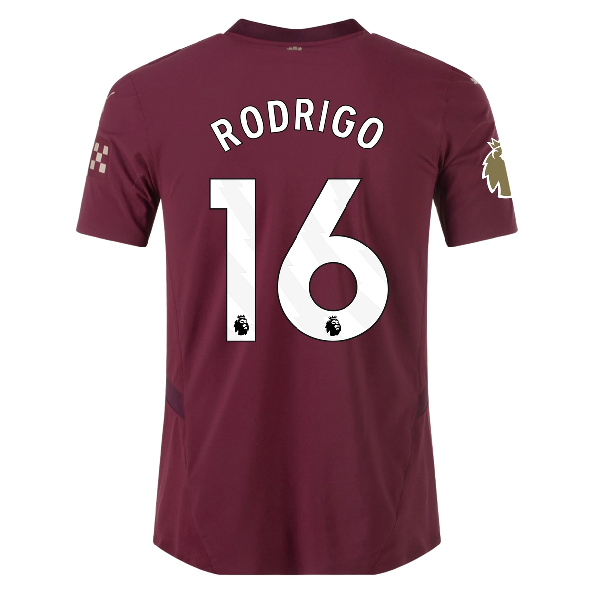 Puma Manchester City Authentic Rodrigo Third Jersey w/ EPL + Club World Cup Patch 24/25 (Dark Jasper)