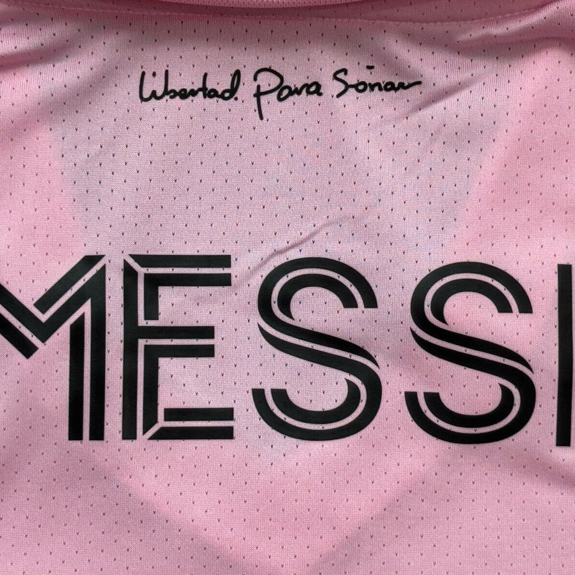 adidas Authentic Inter Miami Lionel Messi Home Jersey 22/23 w/ Leagues Cup Final + Match Details (True Pink/Black)