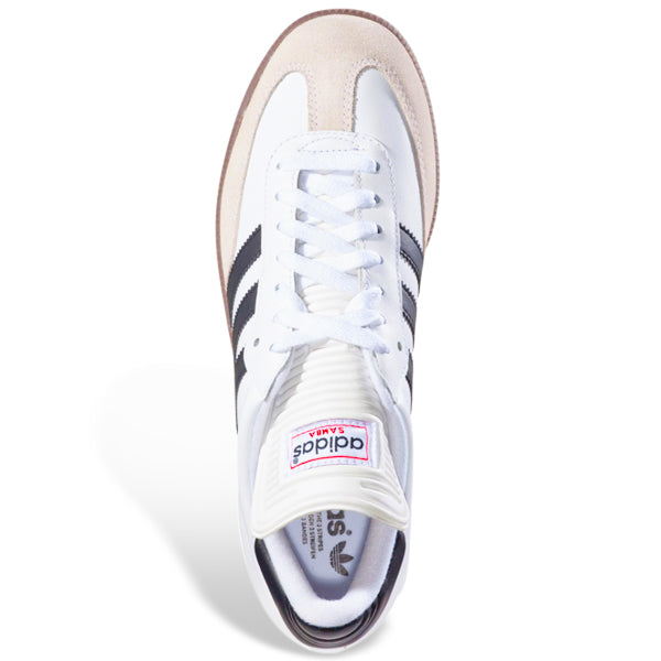 adidas Samba Classic Indoor Shoes (White/Black)