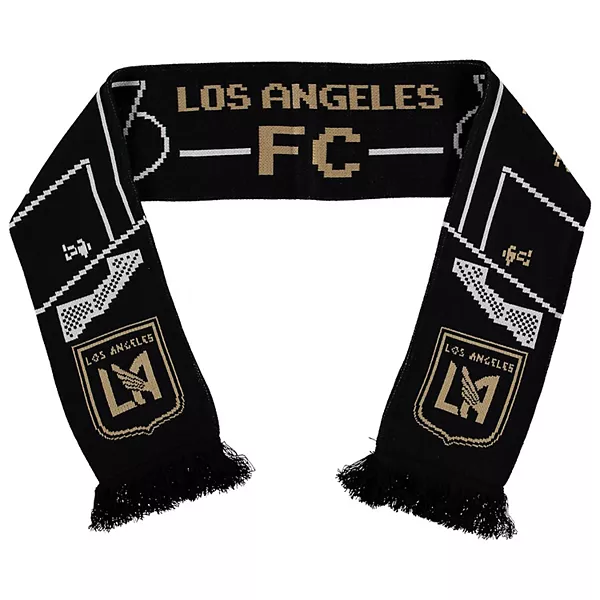 Ruffneck LAFC 8-Bit Scarf (Black/Gold)