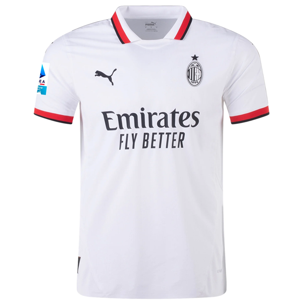 Puma AC Milan Authentic Tommaso Pobega Away Jersey w/ Series A Patch 24/25 (Puma White)